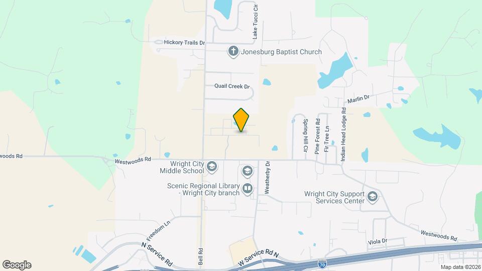 614 Parkview Dr Map and Location Details