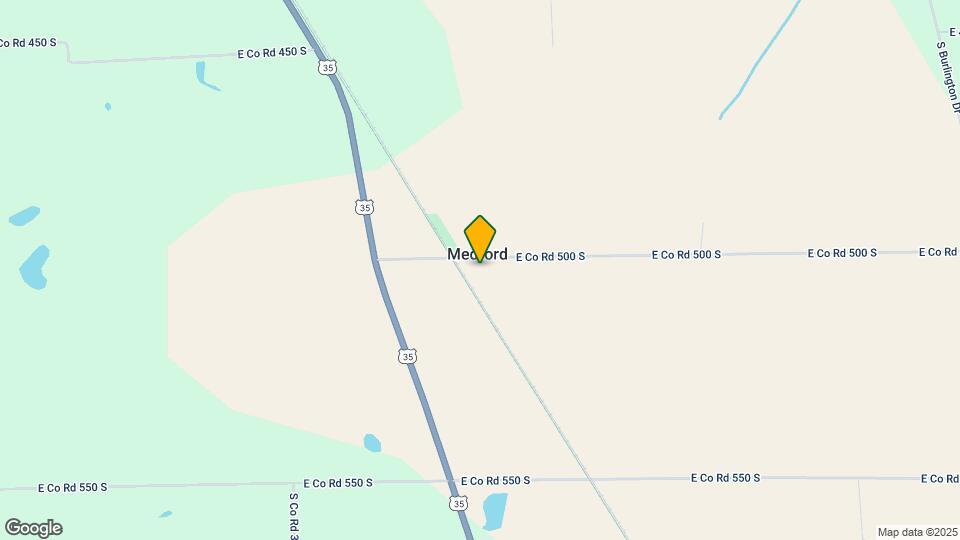 5605 E Co Rd 500 S Map and Location Details
