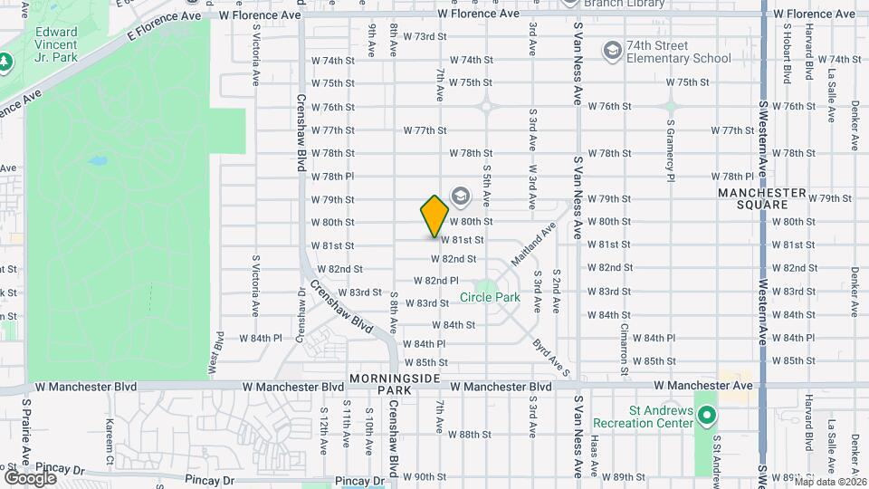 2904 W 81st St Map and Location Details