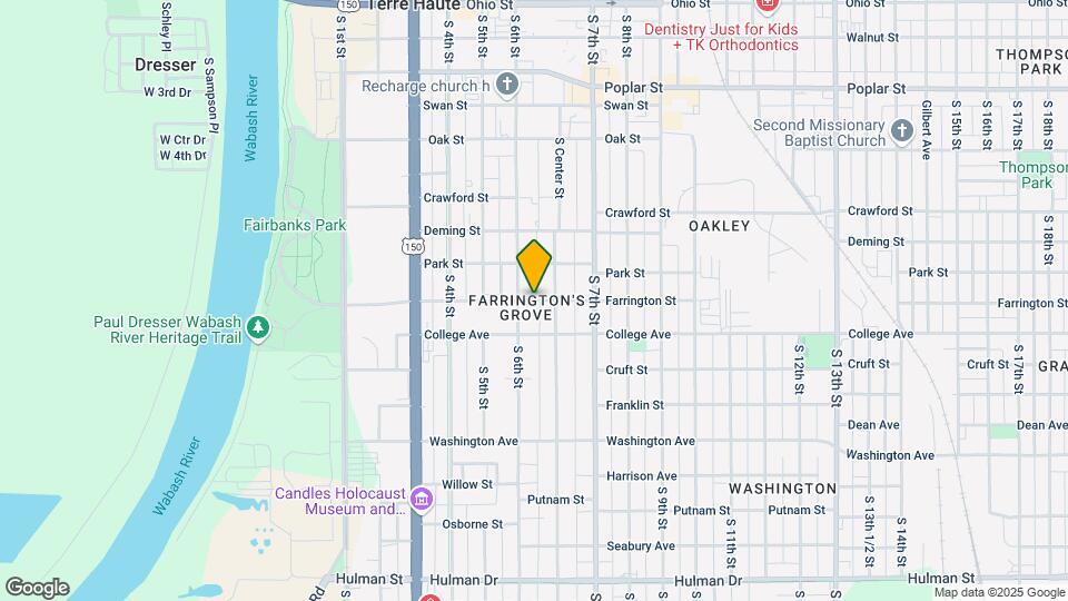 646 Farrington St Map and Location Details