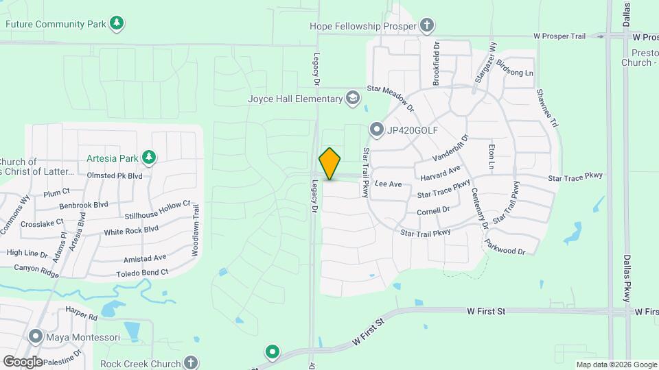 2351 Waterford Wy Mapa y Detalles de la Ubicación