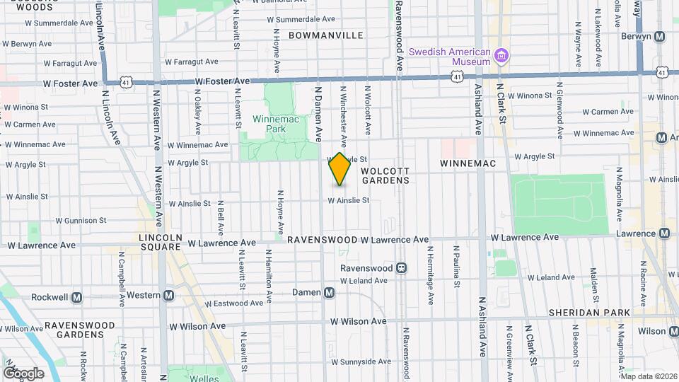 4912 N Winchester Ave Map and Location Details