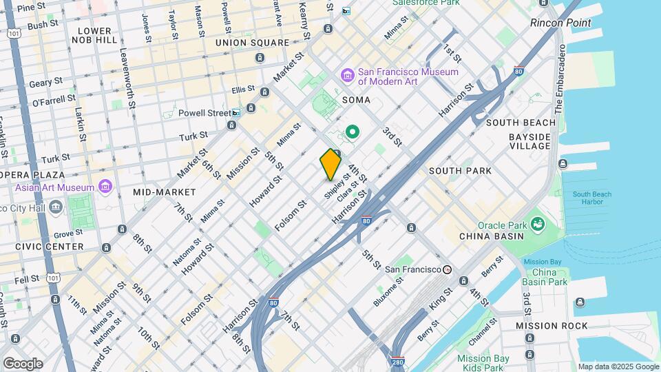 Yerba Buena Lofts Map and Location Details