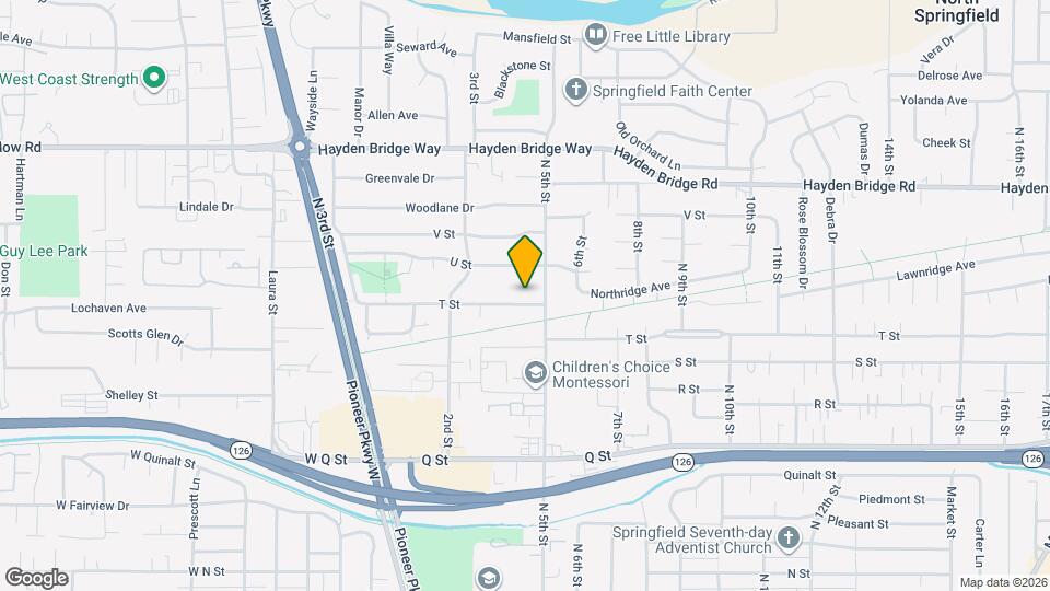 470 T St Map and Location Details