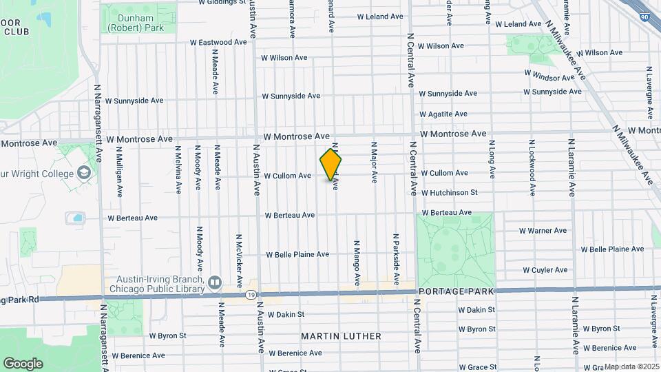 4246 N Menard Ave Map and Location Details