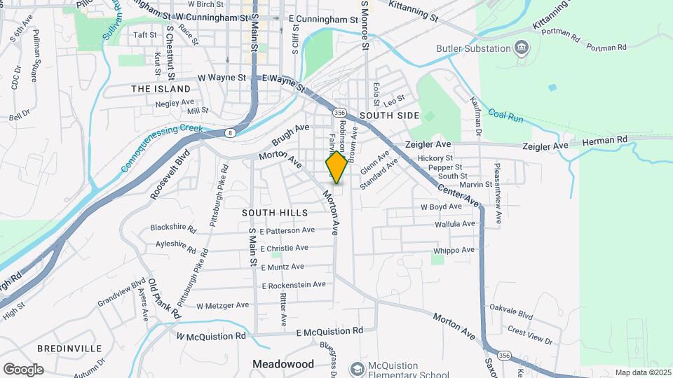 415 Fairview Ave Map and Location Details