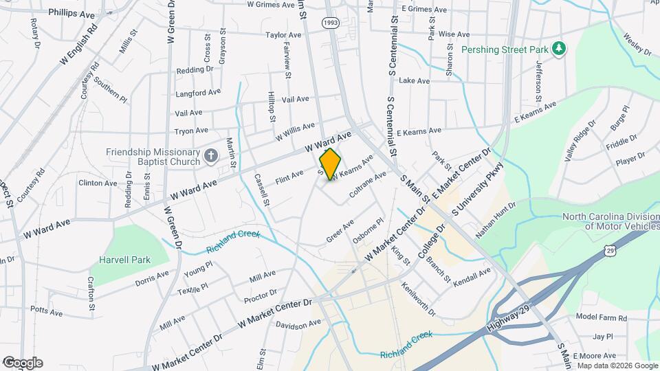 313 W Kearns Ave Map and Location Details