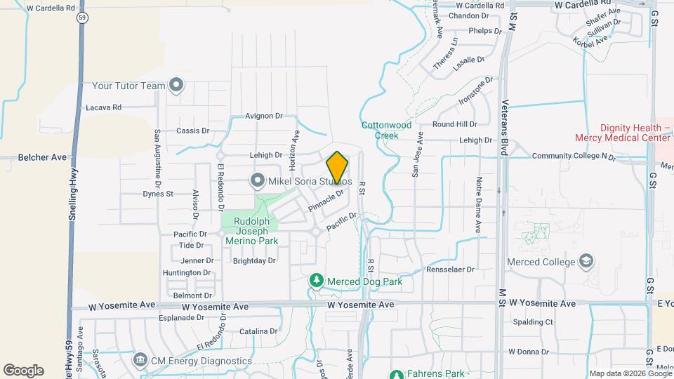 1133 Pinnacle Dr Map and Location Details