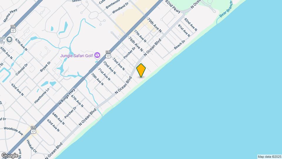 201 74th Ave N, Unit Oceanview 1 Bed Condo Map and Location Details