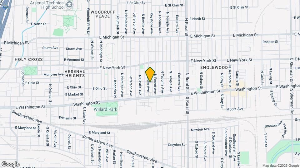 43 Keystone Ave Map and Location Details