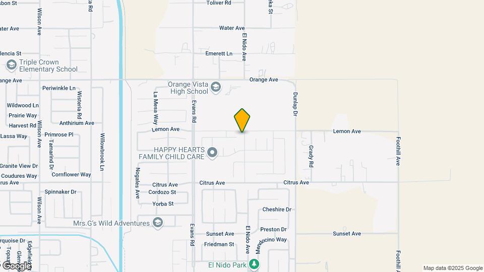 2162 El Nido Ave Map and Location Details