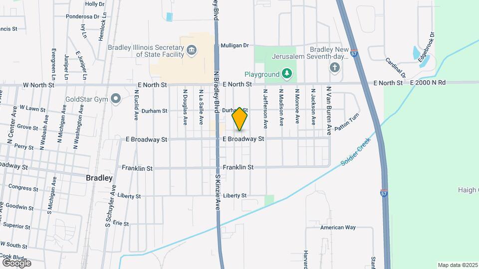 1025 E Broadway St Mapa y Detalles de la Ubicación