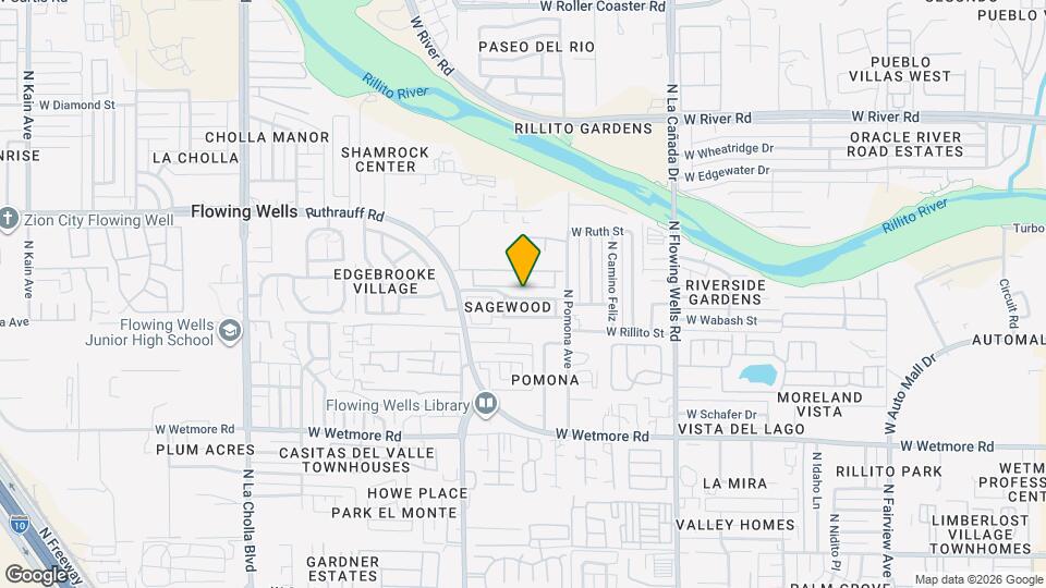 1650 W Scots Pine St Map and Location Details