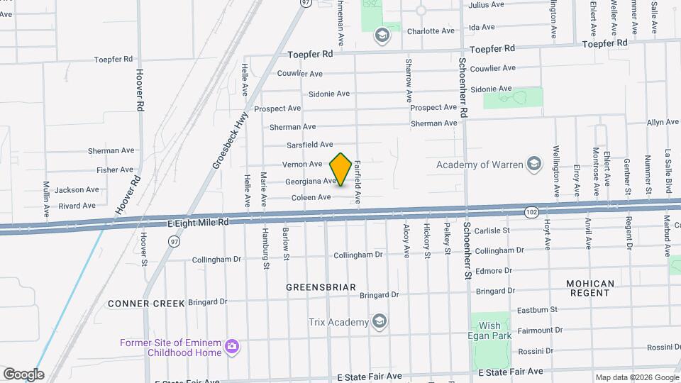 12807 Coleen Ave Map and Location Details
