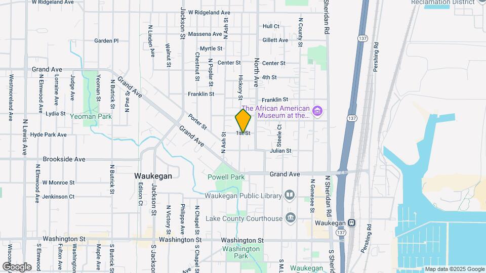 425 Hickory St Map and Location Details