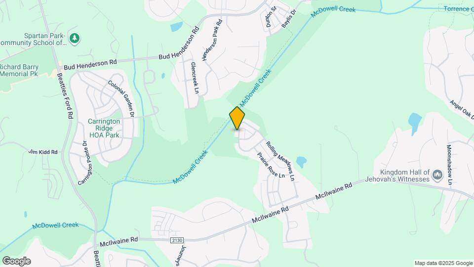 8236 Rolling Meadows Ln Map and Location Details