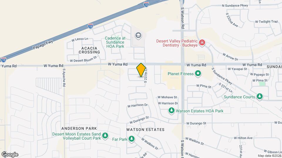 23790 W Lumbee St Map and Location Details