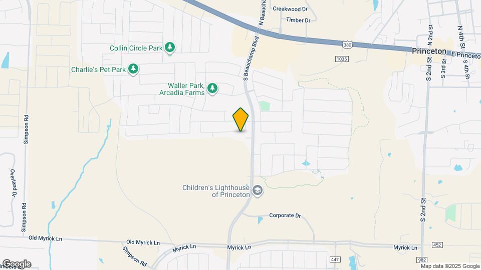 803 Silverbell St Map and Location Details