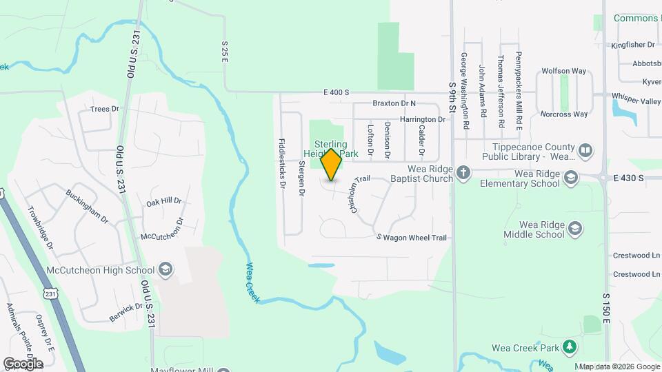 3BR/2BA BI-LEVEL ON LAFAYETTE'S SOUTH SIDE Map and Location Details