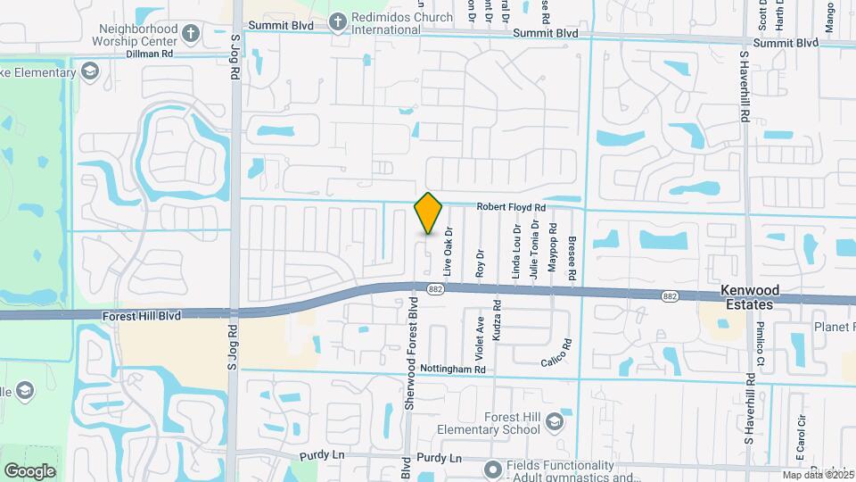 5961 Forest Hill Blvd Mapa y Detalles de la Ubicación