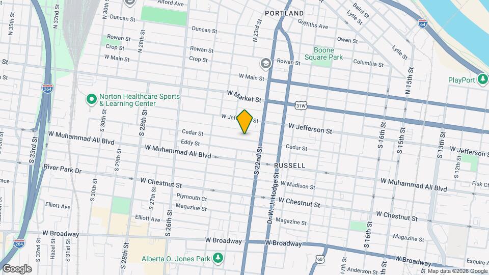 2227 Cedar St Map and Location Details