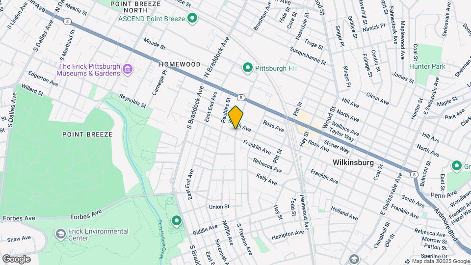 314 S Trenton Ave, Unit 3 Map and Location Details
