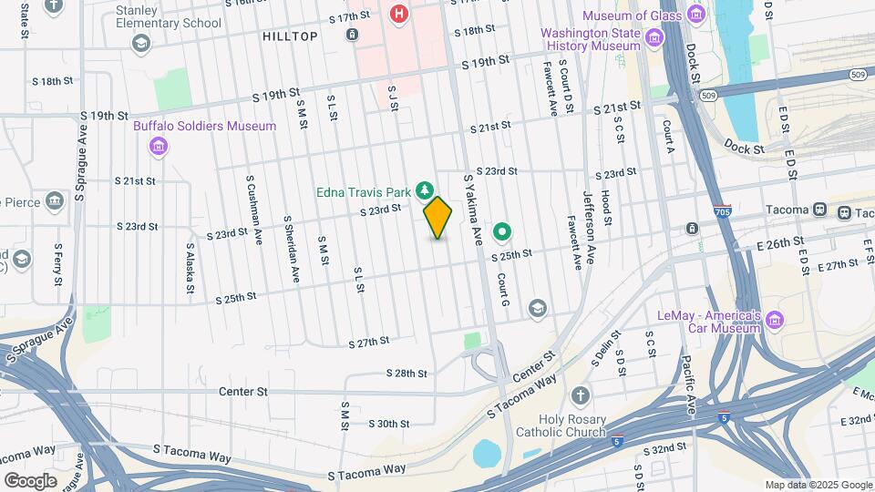 2410 S I St Mapa y Detalles de la Ubicación
