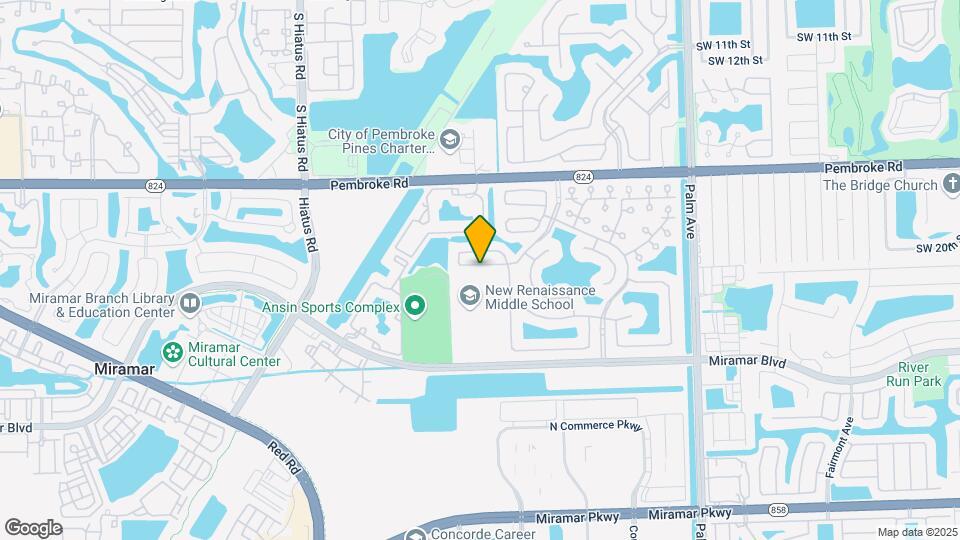 10660 SW 21st St Map and Location Details