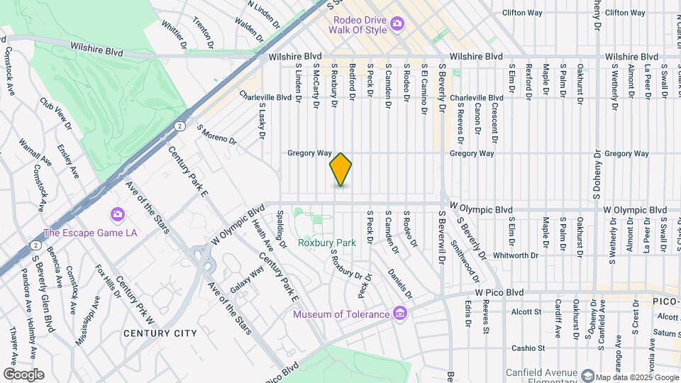 344 S Roxbury Dr Map and Location Details