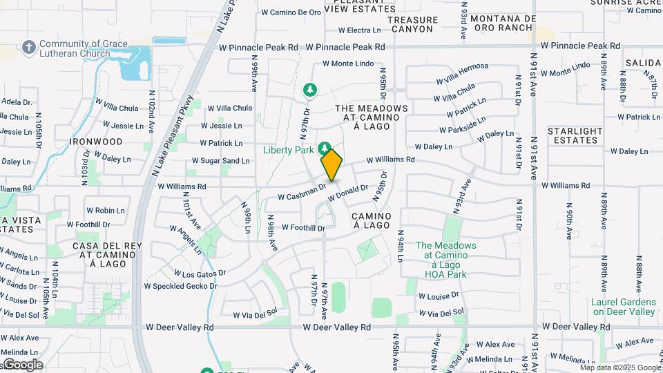 9659 W Cashman Dr Map and Location Details