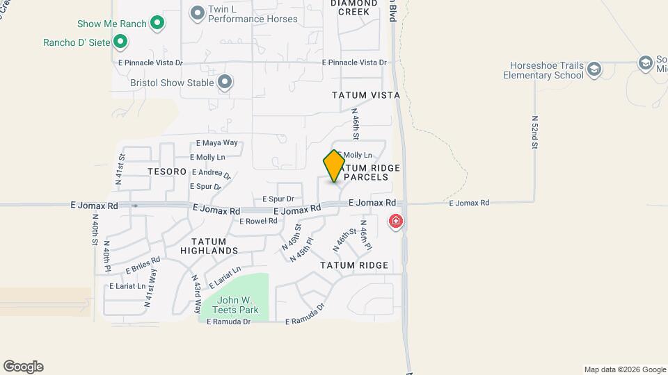 26626 N 45th Pl Map and Location Details