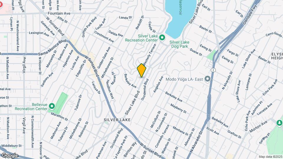 1537-1541 Silver Lake Blvd Map and Location Details