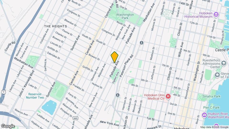 503 1/2 Palisade Ave Map and Location Details