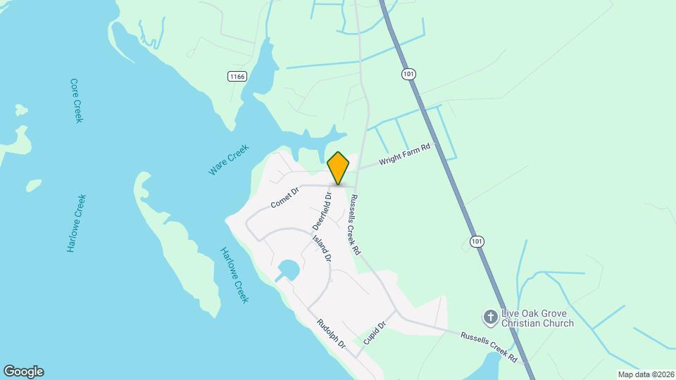 736 Comet Dr Mapa y Detalles de la Ubicación