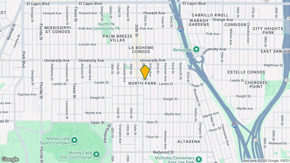 3709-11 Ray St Map and Location Details