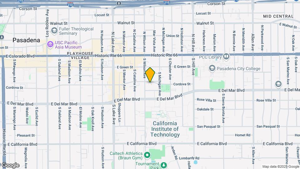 1122 Cordova St Map and Location Details