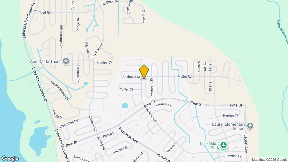 1757 Pompano Dr Map and Location Details