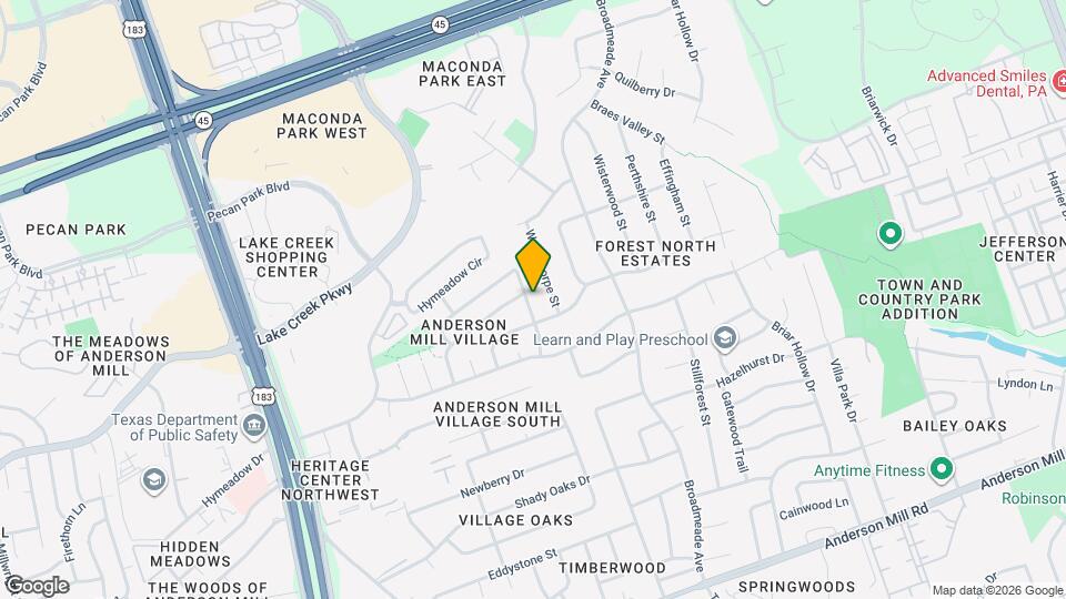 13123 Mill Stone Dr Map and Location Details