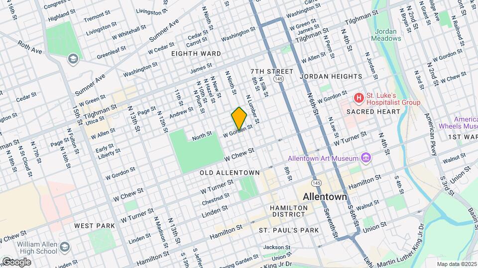 922 W Gordon St Map and Location Details