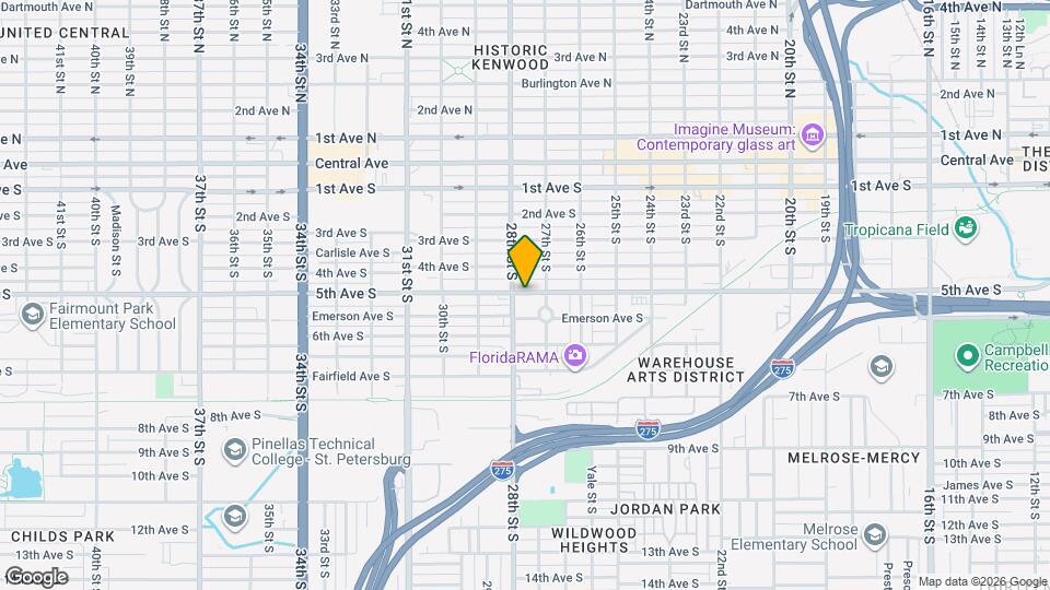 2742 5th Ave S Map and Location Details