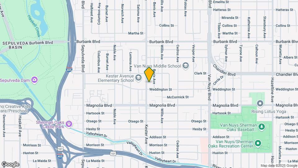 5324 Kester Ave Map and Location Details