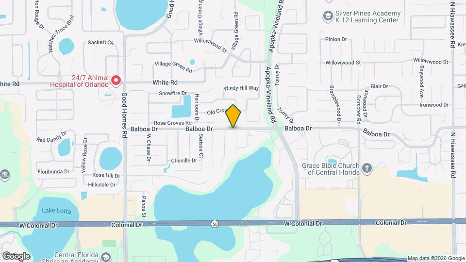 1300 Woodman Way Map and Location Details