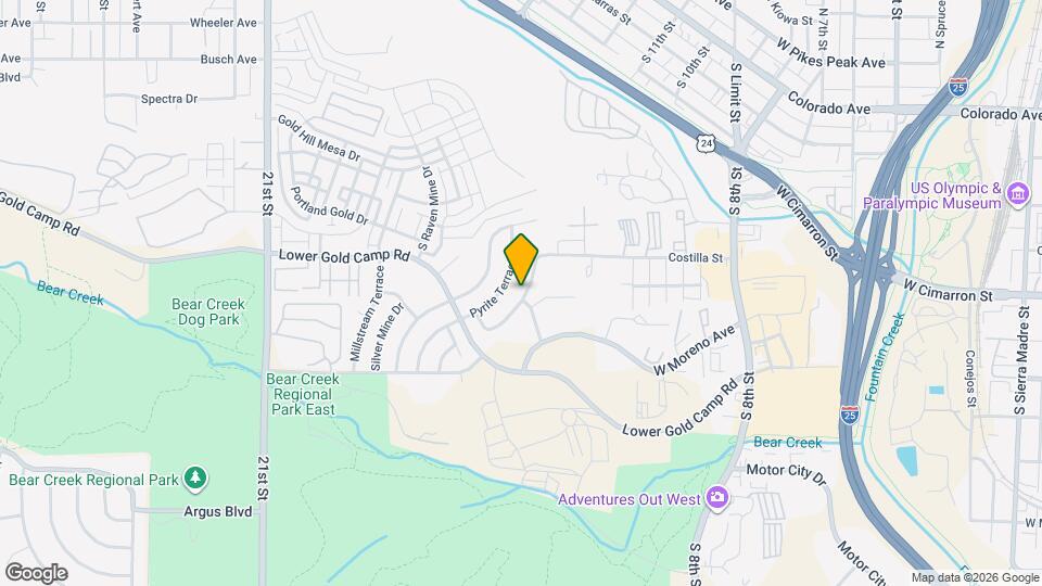1506 Costilla St Map and Location Details