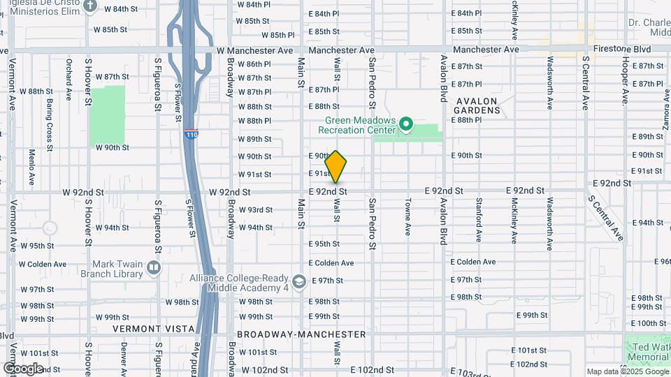 9197 Wall St Map and Location Details