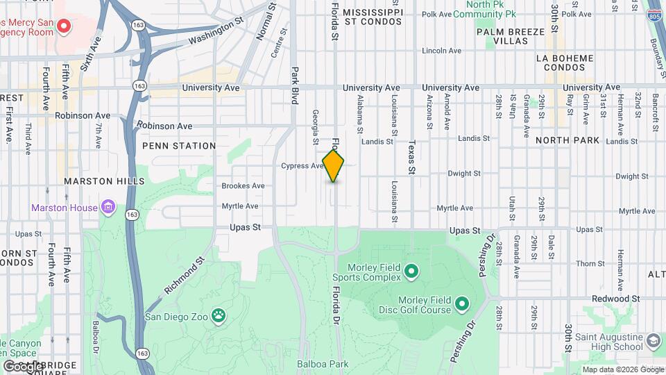 3548 Florida St Map and Location Details