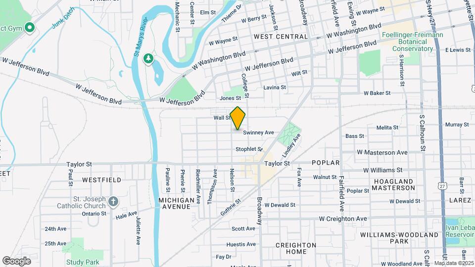 1229 Swinney Ave Map and Location Details