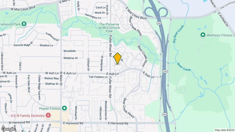 601 E Ash Ln Map and Location Details