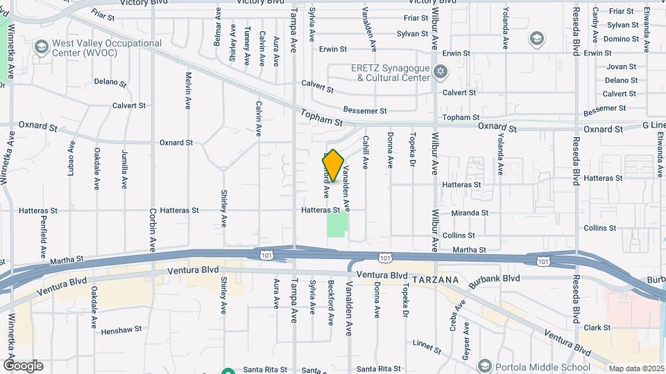 5838 Beckford Ave, Unit 5836-1 Map and Location Details