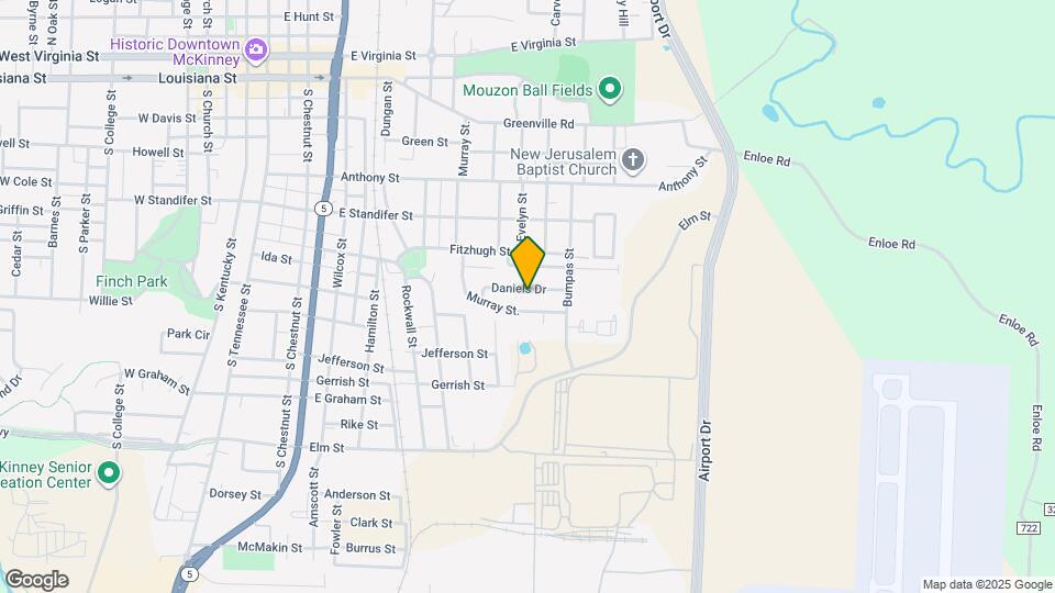 1022 Daniels Dr Map and Location Details