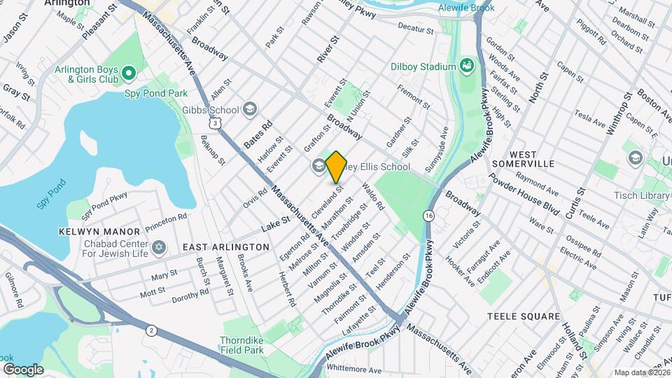 40 Cleveland St Map and Location Details